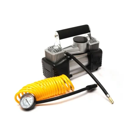 2 Clyinder Air Compressor Elektrikli Hava Nasosu Avtomobil Velosiped, Motosiklet, Top Üçün Elektrikli Nasos