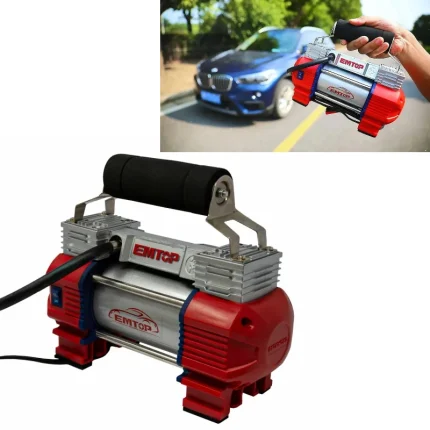 Avtomobil Kompressoru EMTOP , 12V , Qırmızı , EAAC4501 Hava Kompressoru