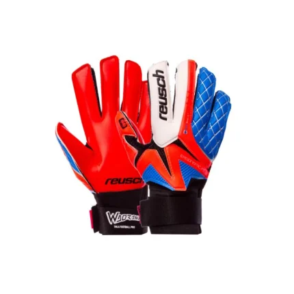 Reusch Waorani Pro Qapıçı Əlcəyi Junior Reusch Mavi Qırmızı